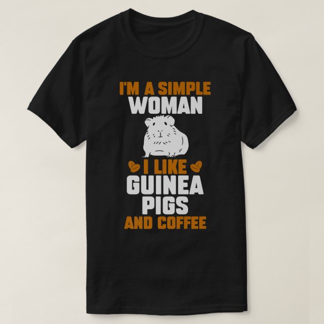 T-shirt Café Guinée porc Premium (Design devant)