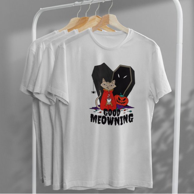 T-shirt Café Halloween Chat (Créateur téléchargé)