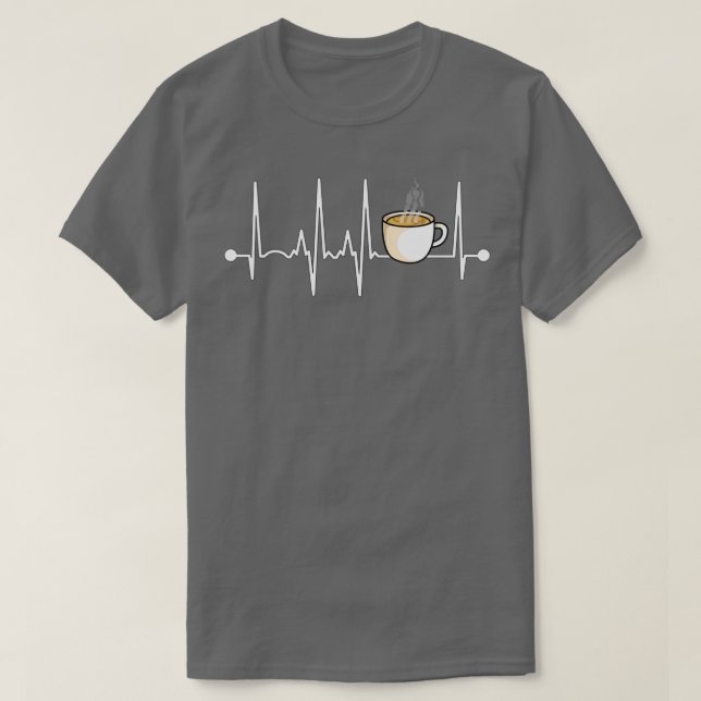 T-shirt Café Heartbeat 4 (Design devant)