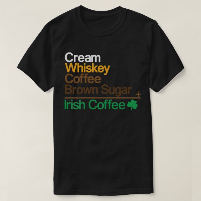 T-shirt Café irlandais (Design devant)