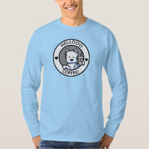 T-shirt café KiniArt Westie