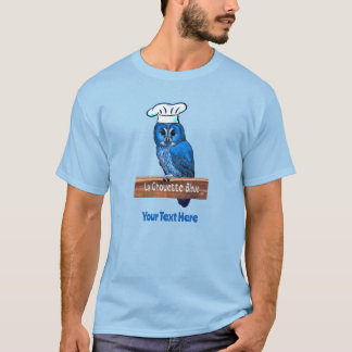 T-shirt Café La Chouette Bleue