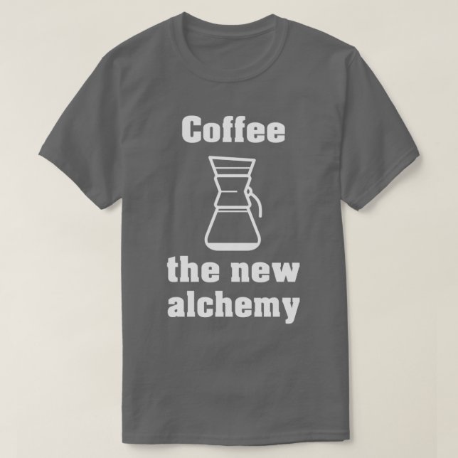 T-shirt Café la nouvelle Alchimie Blanc (Design devant)