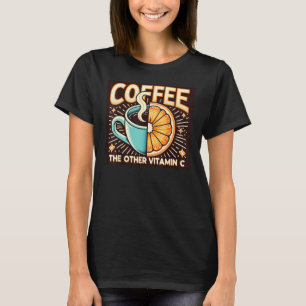 T-shirt Café L'autre vitamine C - Drôle Louvain de café