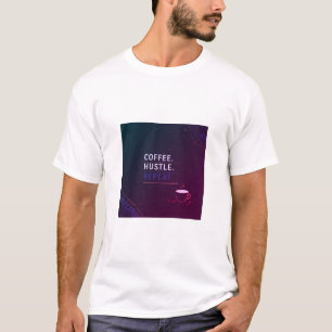 T-SHIRT CAFÉ. LE POIGNON. RECOMMENCER