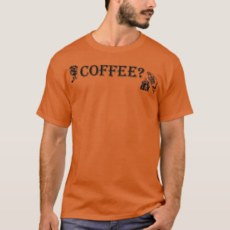 T-shirt Café Love amp poulets
