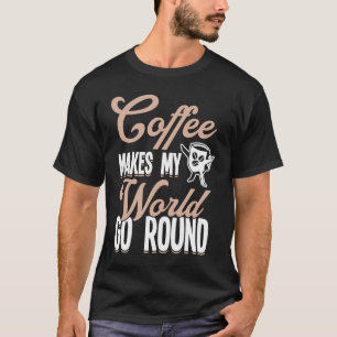 T-shirt Café Lover Espresso Barista Cappuccino Latte Art