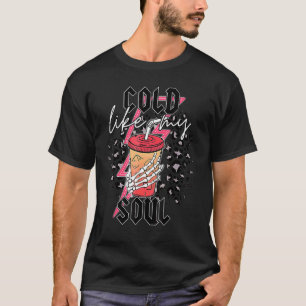 T-shirt Café Main de Squelette Halloween comme mon âme fro