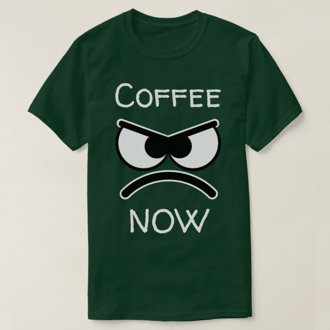 T-shirt Café maintenant (Design devant)