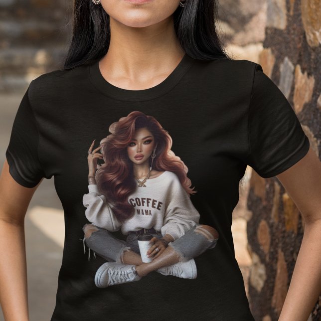 T-shirt Café Mama (Créateur téléchargé)