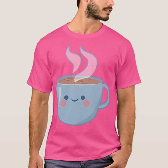 T-shirt Café mignon (Devant)
