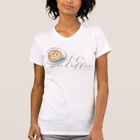T-shirt café mignon et drôle