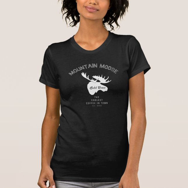 T-shirt Café Mountain Moose Cold Brew (Devant)