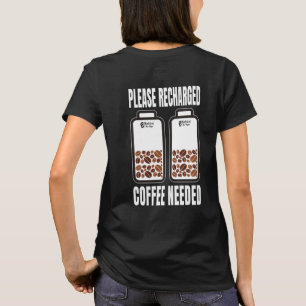 T-shirt Café nécessaire femmes Noir