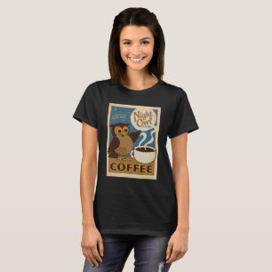 T-shirt Café Night Owl