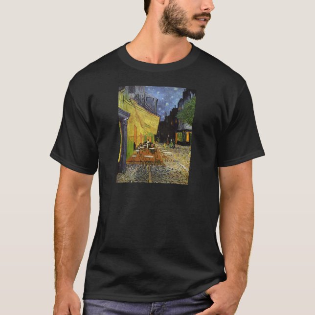 T-shirt Café nocturne de Van Gogh (Devant)