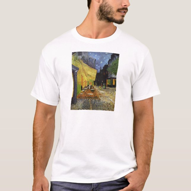 T-shirt Café nocturne de Van Gogh (Devant)