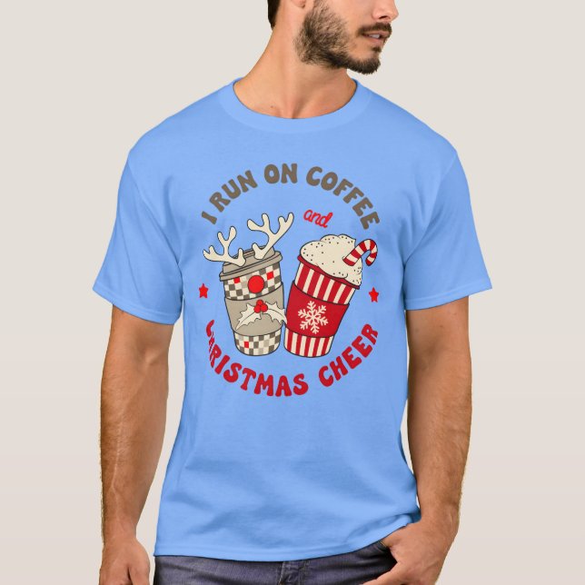 T-shirt Café Noël dire Noël Cheer garçon (Devant)