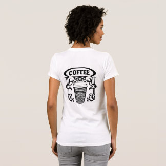 T-shirt Café. Nous adorons tous le café.