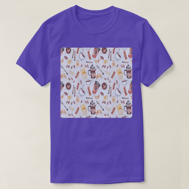 T-shirt café numérique (Design devant)