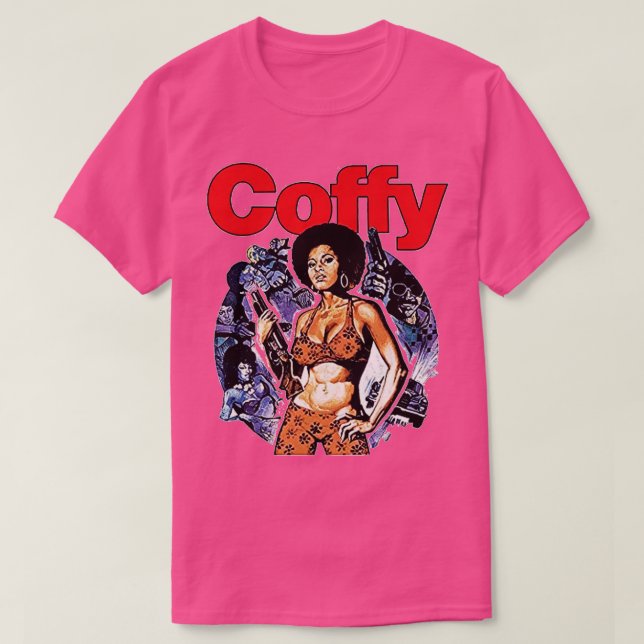 T-shirt Café Pam Grier (Design devant)