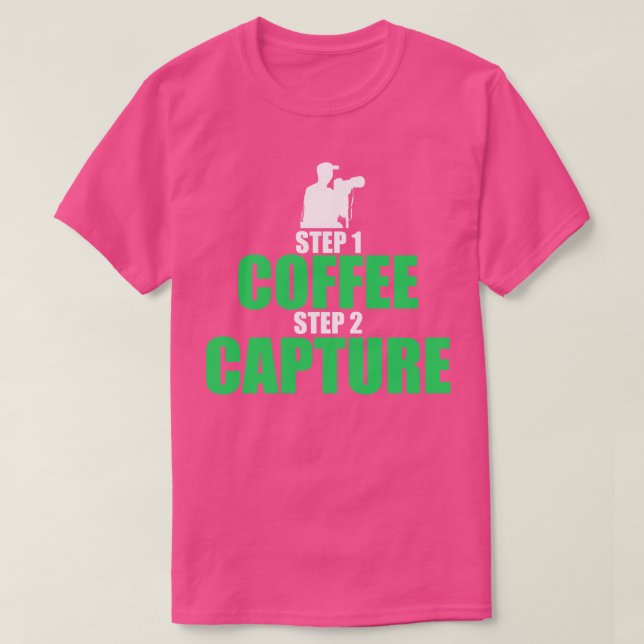 T-shirt Café photographique (Design devant)