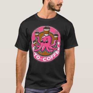 T-shirt Café pieuvre