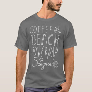T-shirt café plage powernap sangria bonne vie mellifdays