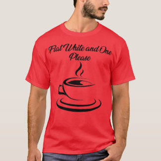T-shirt Café plat blanc et un s'il vous plaît optimisé pou