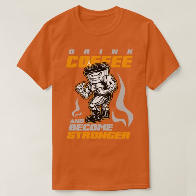 T-SHIRT CAFÉ PLUS FORT (Design devant)