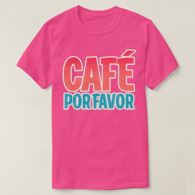 T-shirt Café Por Favoriser S'Il Vous Plaît (Design devant)