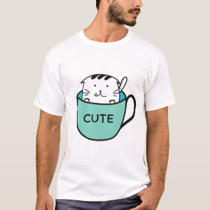 T-shirt Café pour chats