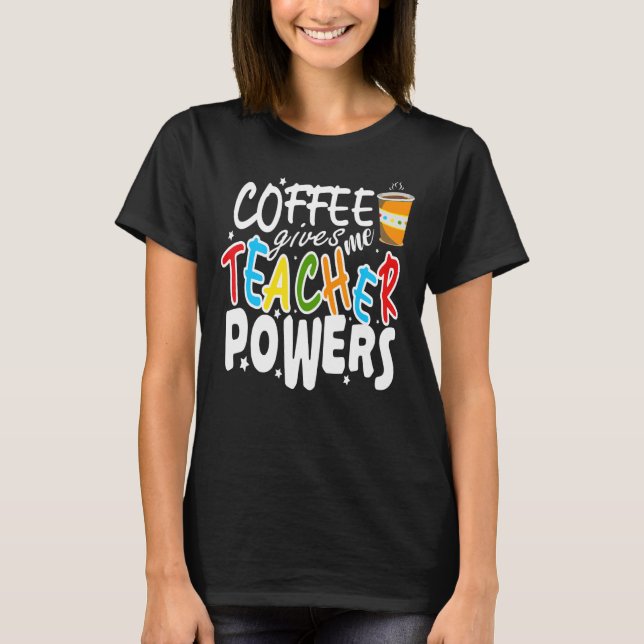 T-shirt Café Pour Les Enseignants En Maths Café Pour Ensei (Devant)