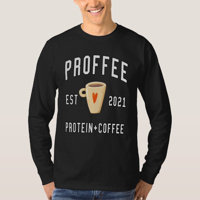 T-shirt café protéiné proffee (Devant)
