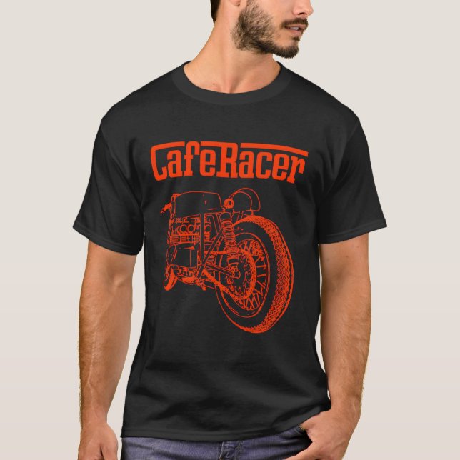 T-shirt Cafe Racer Biker Ns Youth (Devant)
