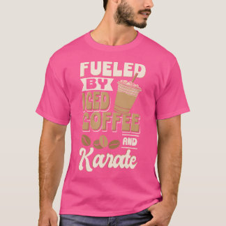 T-shirt Café Rafraîchi Alimenté De Café Glacé Et De Karat