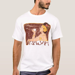 T-shirt Café Rajah - en détresse