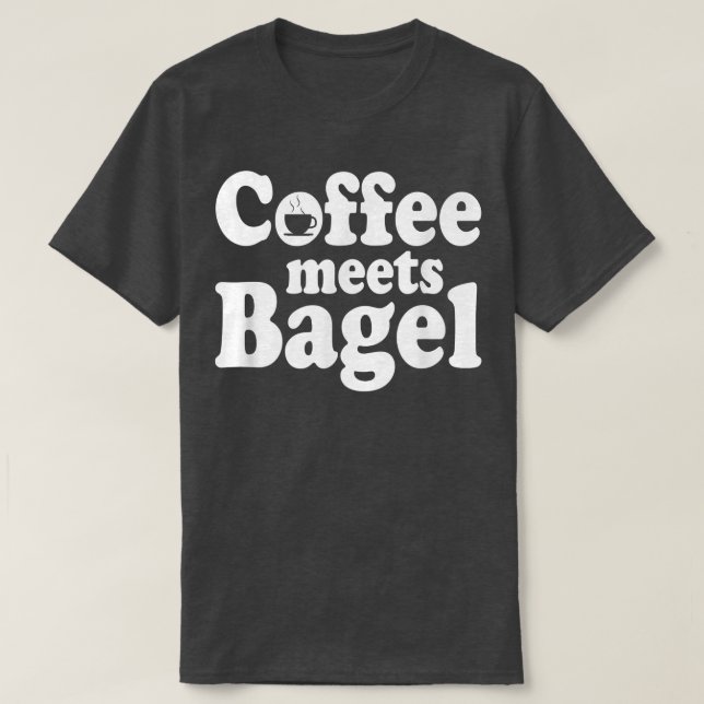 T-shirt Café rencontre Bagel (Design devant)