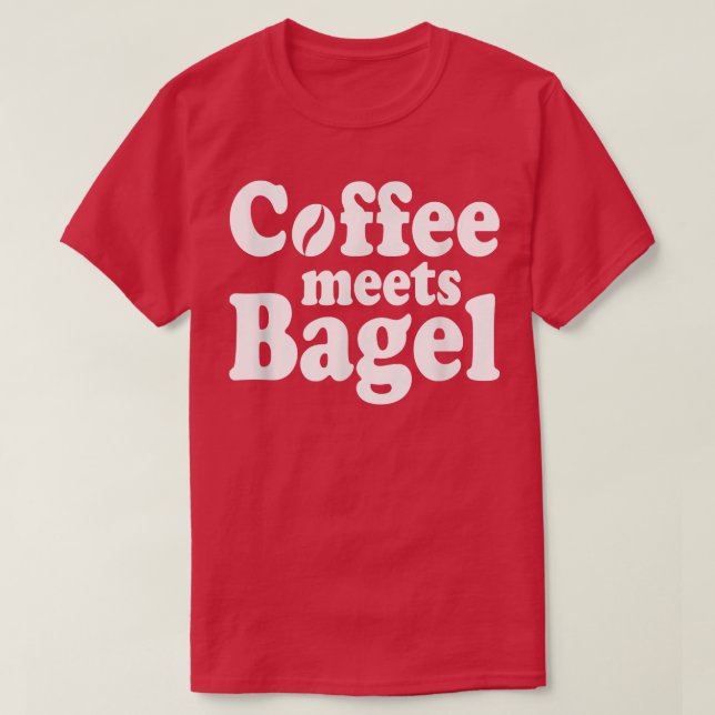 T-shirt Café rencontre Bagel (Design devant)