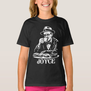 T-Shirt Café Retro Lecteur James Joyce