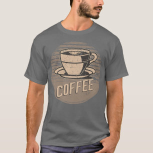 T-shirt Café Rétro Vintage