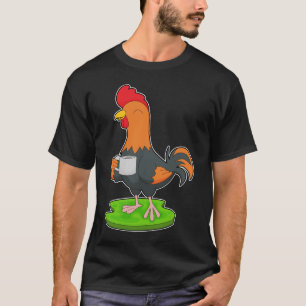 T-shirt Café Rooster Cup