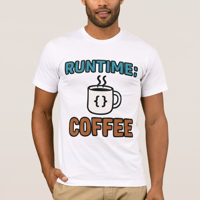 T-shirt Café Runtime (Devant)