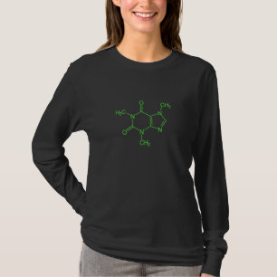 T-shirt Café + Science Caféine Molécules Parodie
