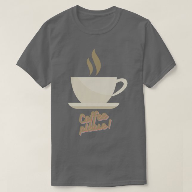 T-shirt Café s'il vous plaît 2 (Design devant)