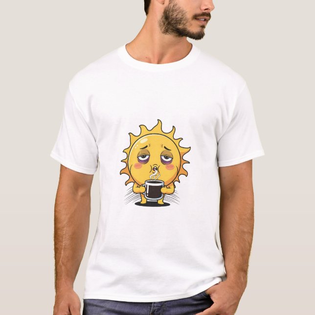 T-shirt Café Sleepy Sun (Devant)