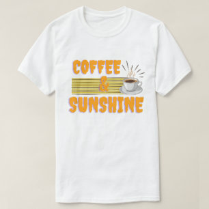 T-shirt Café & Soleil – Vibrations Matinales Positives