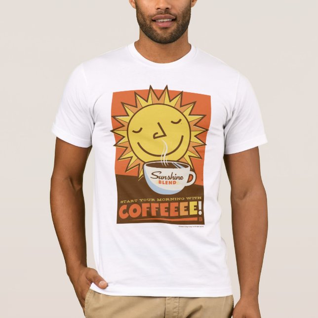 T-shirt Café Sunshine Blend (Devant)