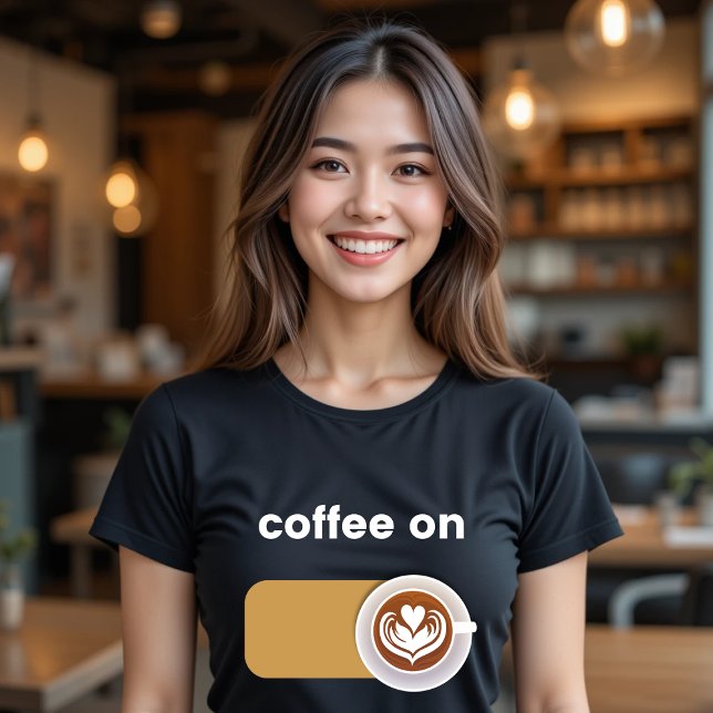 T-shirt Café Sur La Nourriture Amusante (Créateur téléchargé)