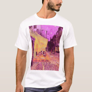 T-shirt Café Terrasse à la nuit par Vincent van Gogh